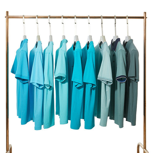 T-shirt pour homme respirant sur glace avec étiquette personnalisée de logo et blanc noir bleu cyan