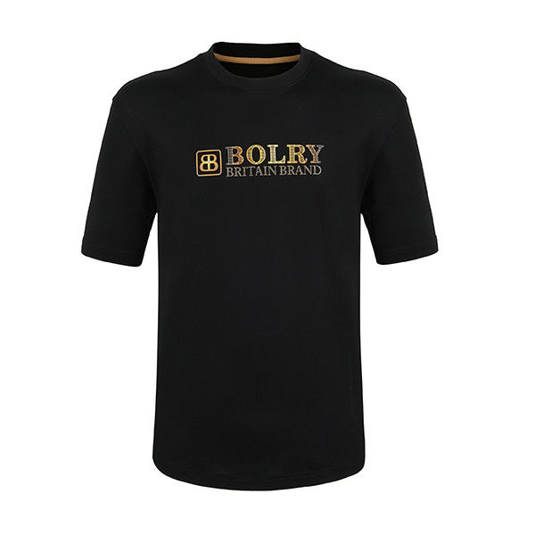 T-shirts à épaule en tissu tricoté O-Neck Wicking d'humidité séchage rapide taille plus T-shirts à épaule pour hommes