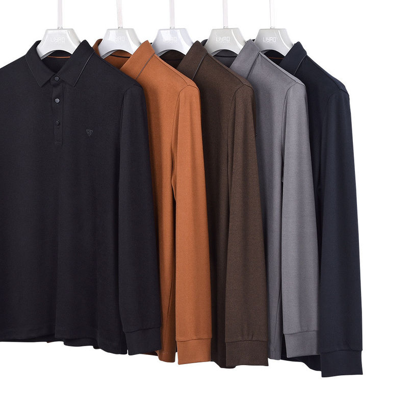 Impression de logo personnalisé T-shirts et polo pour hommes originaux avec couleur essentielle