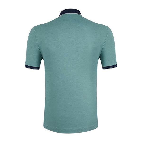 T-shirts de polo sur mesure en tissu de coton brodés pour le travail occasionnel