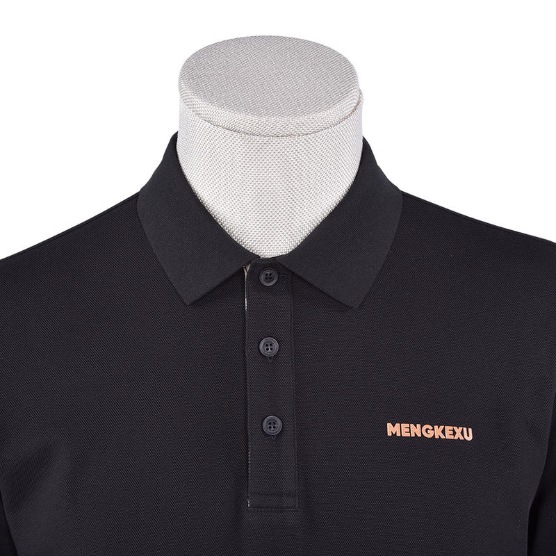 T-shirts de polo respirants à séchage rapide pour hommes en coton