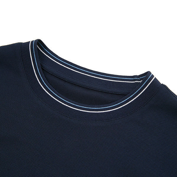 T-shirts sur mesure pour femmes 220 grammes avec un cou rond en tissu tricoté