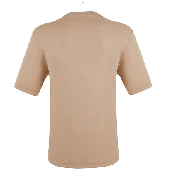 Méthode de tissage 100% coton T-shirts surdimensionnés pour hommes tricotés OEM broderie ODM