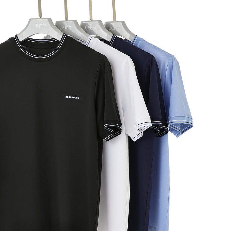 T-shirt en coton surdimensionné avec manches courtes et logo personnalisé