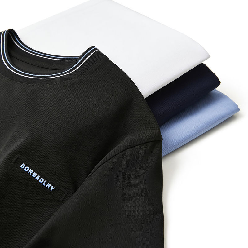 T-shirt en coton surdimensionné avec manches courtes et logo personnalisé