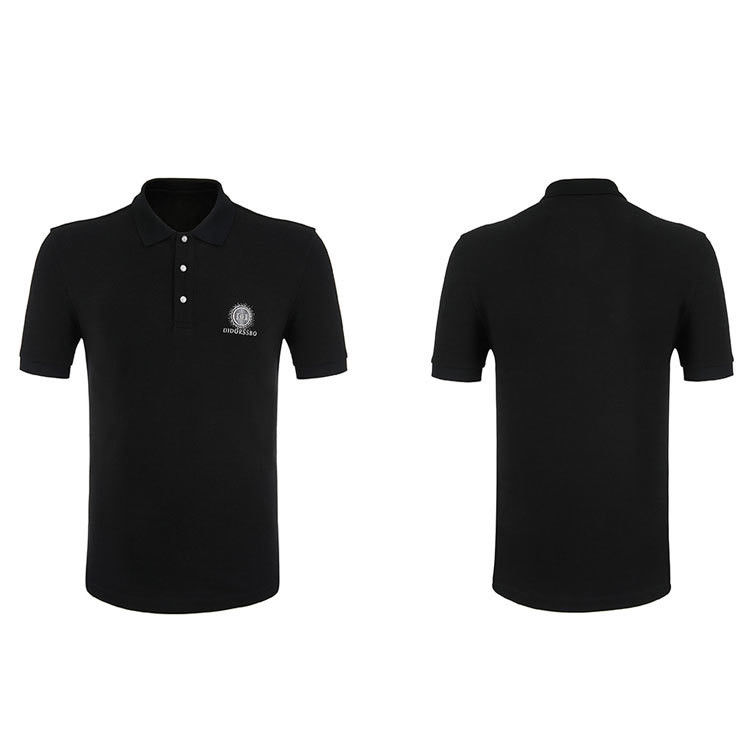 T-shirt sportif respirant personnalisable Méthode de tissage tricotée pour le T-shirt masculin Polo Gym