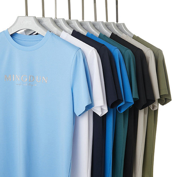 OEM ODM 100% coton T-shirt à manches courtes 300 Gsm avec logo personnalisé