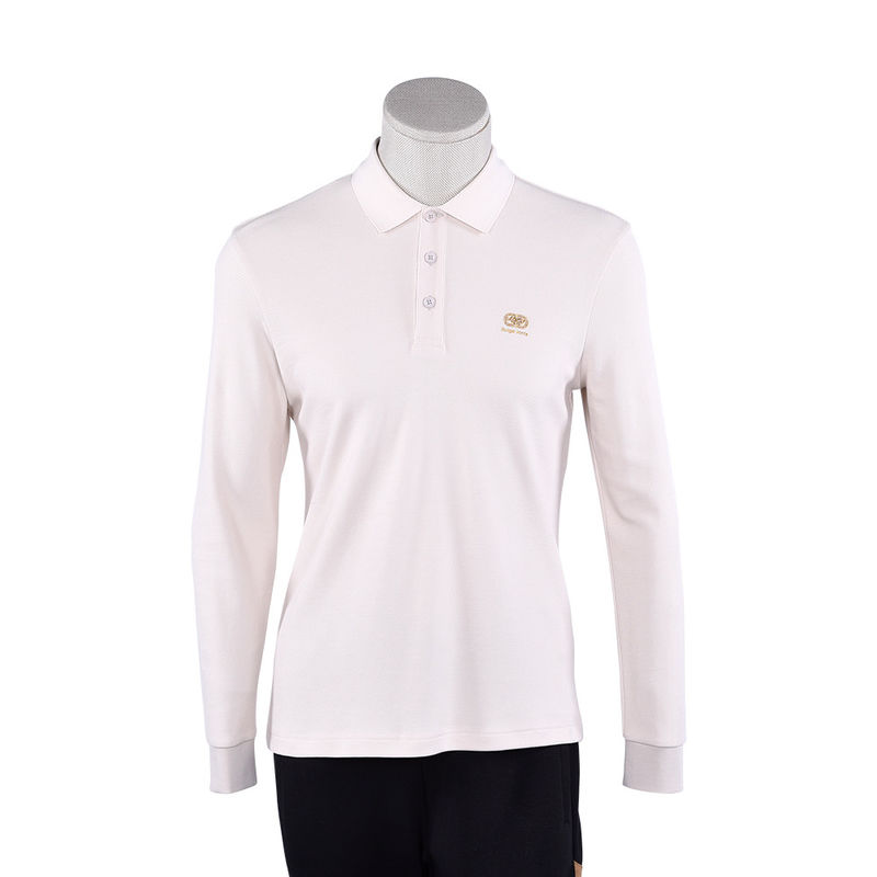 Logo personnalisé T-shirt Slim Fit en noir anti-pilling avec méthode de tissage tricoté