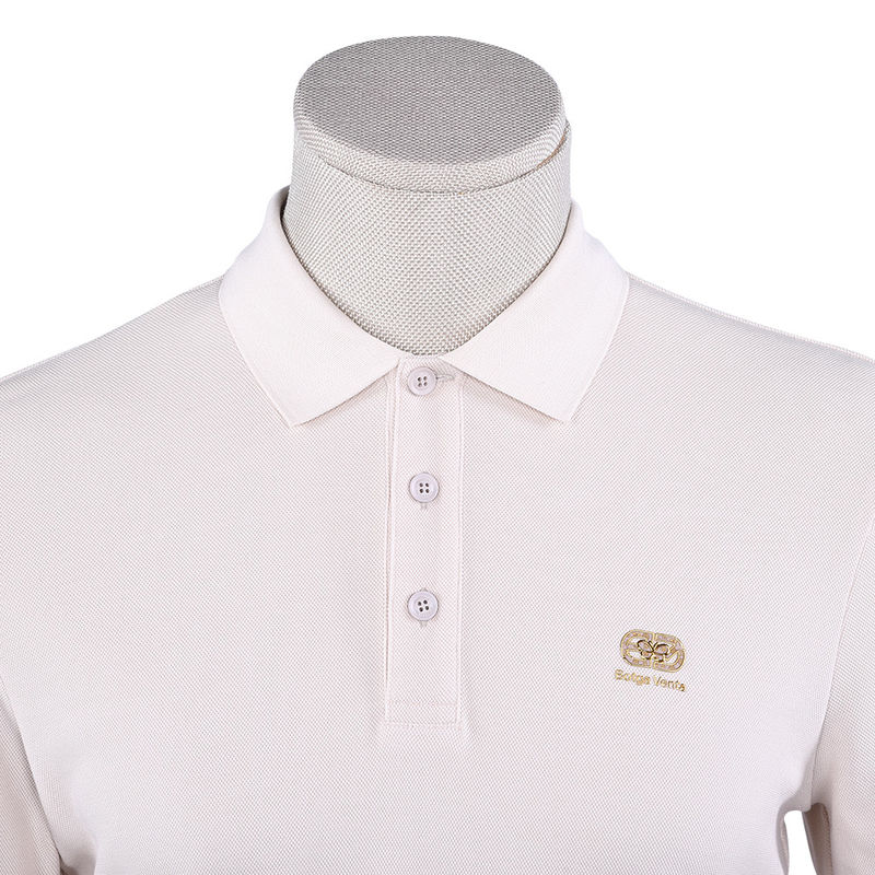 Logo personnalisé T-shirt Slim Fit en noir anti-pilling avec méthode de tissage tricoté