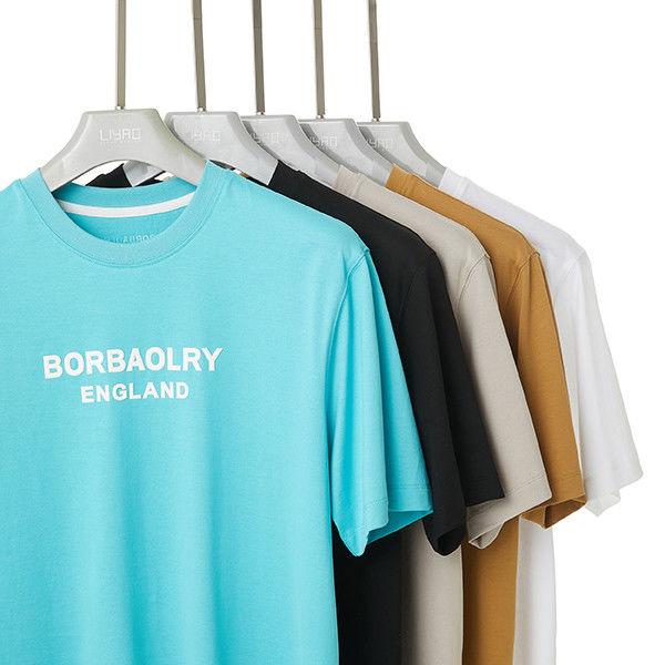 Bureau quotidien en t-shirt d'homme en coton avec logo et couleur personnalisés