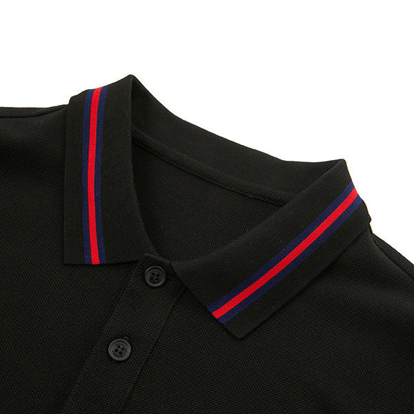 Maillot de golf de l'été pour hommes avec logo personnalisé et col roulant