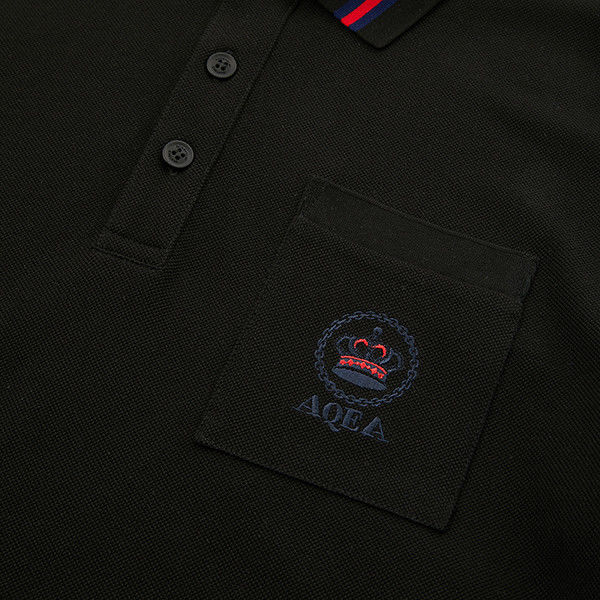 Maillot de golf de l'été pour hommes avec logo personnalisé et col roulant