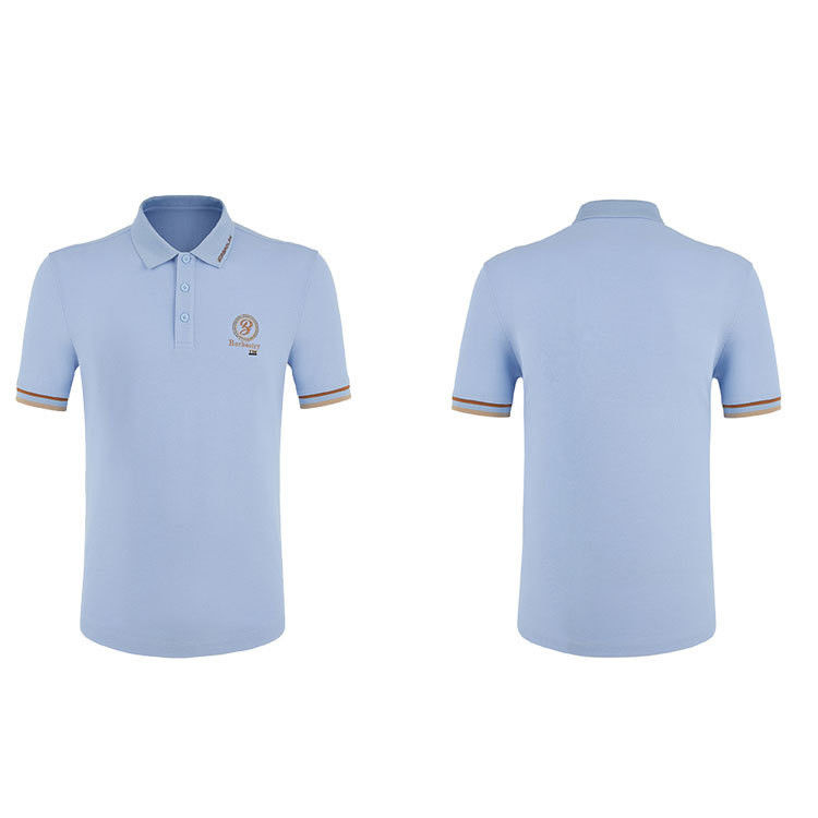 2024 Nouveau logo de couleur personnalisé confortable Vert Bleu Polo Sport avec efficacité