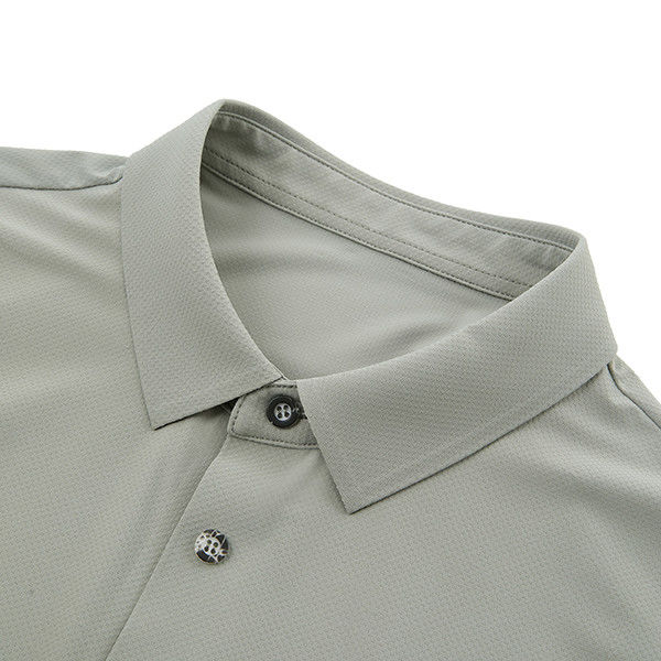 T-shirt de polo en blanc avec logo personnalisé Impression de chemises en coton