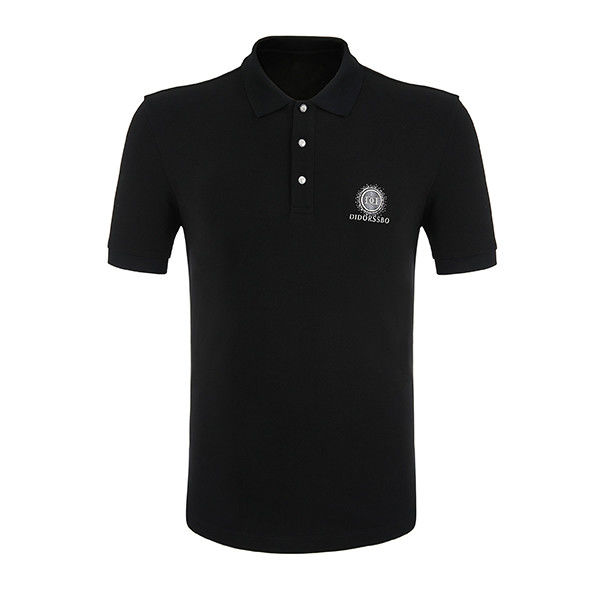 T-shirts de golf de luxe de couleur personnalisée pour hommes T-shirt de polo 100% coton avec motif de logo