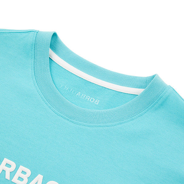 Support 7 jours Temps de livraison de la commande de l'échantillon 260 Gsm T-shirt simple sur mesure lourd pour le sport