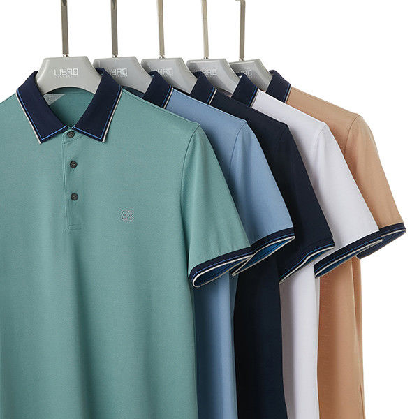 Saison estivale 95% Polyester Polo T-shirts ODIN Homme Polo T-shirt pour les sports de performance