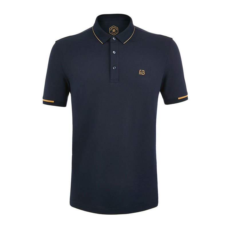 Collier Polo- Collier coton Logo personnalisé T-shirt à manches courtes Polo 95%Polyester 5%Spandex