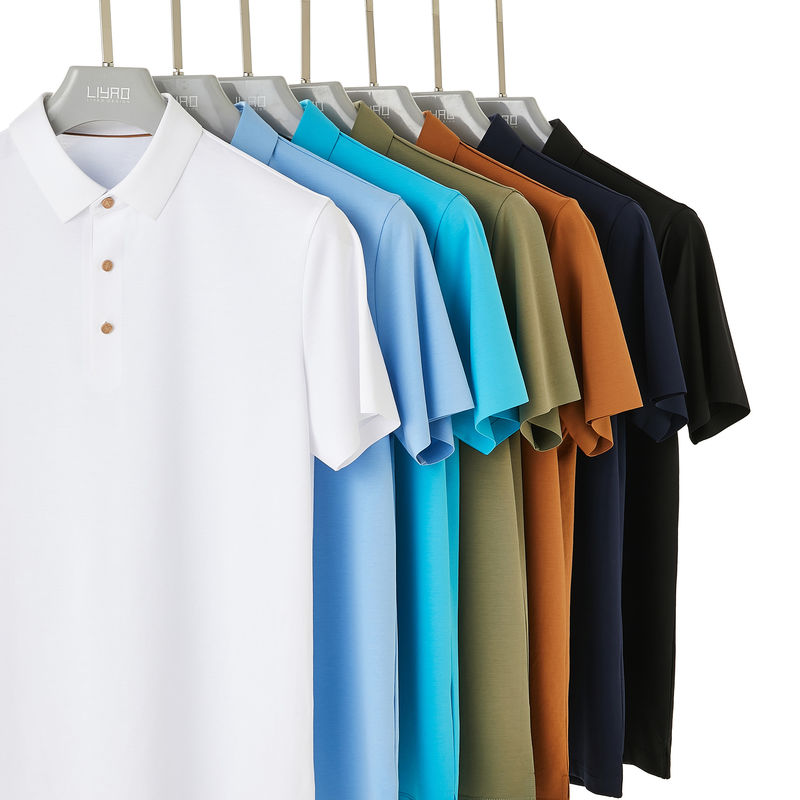 Logo de broderie personnalisée sans couture T-shirts polo pour hommes 100% coton T-shirt polo ODM homme