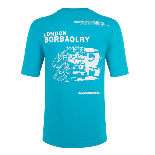 Logo personnalisé T-shirt 100% coton pour homme avec design anti-pilling et respirant