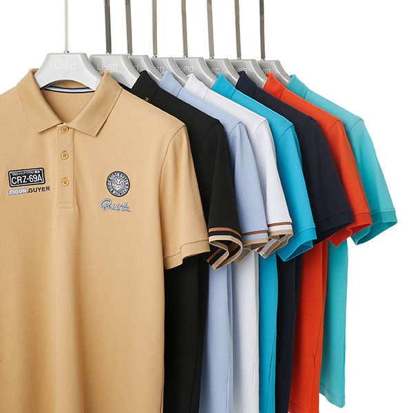 T-shirt pour homme à manches courtes 95% polyester 5% spandex pull à la mode