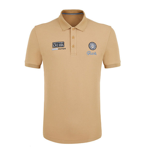 T-shirt pour homme à manches courtes 95% polyester 5% spandex pull à la mode