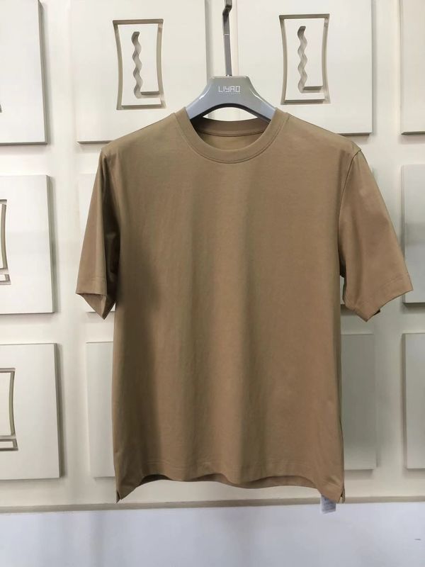 T-shirt anti-rides à col rond de taille trop grande 100% coton standard adapté sur mesure LOGO 64168Y7068