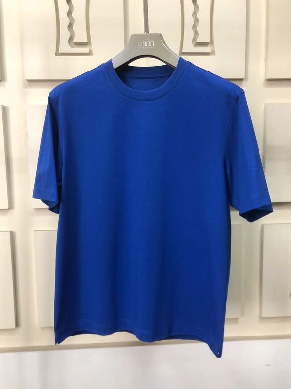 T-shirt anti-rides à col rond de taille trop grande 100% coton standard adapté sur mesure LOGO 64168Y7068