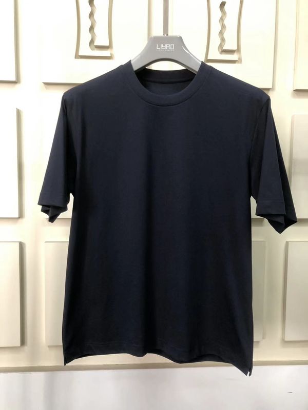 T-shirt anti-rides à col rond de taille trop grande 100% coton standard adapté sur mesure LOGO 64168Y7068