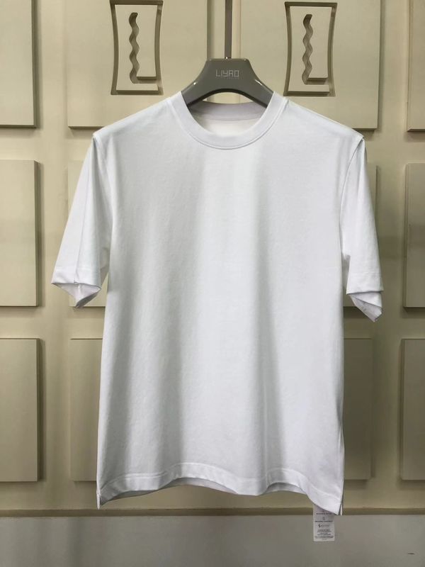 T-shirt anti-rides à col rond de taille trop grande 100% coton standard adapté sur mesure LOGO 64168Y7068