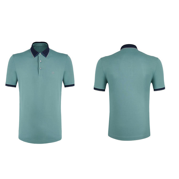 Deux couleurs T-shirt sur mesure à manches courtes Impression acceptable style décontracté pour hommes