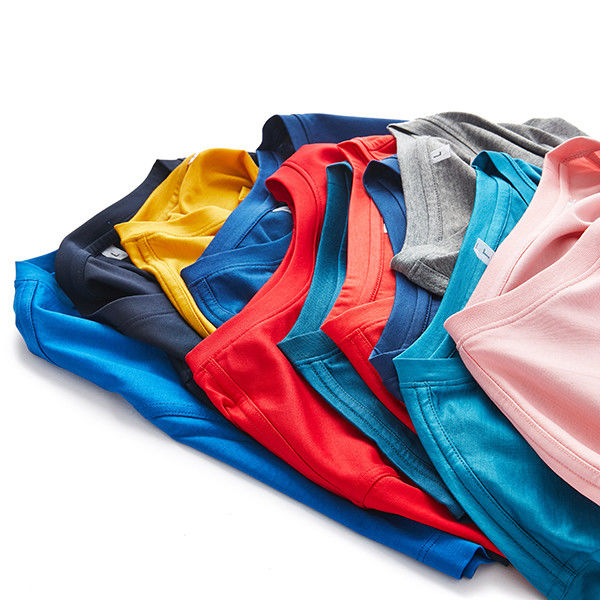 T-shirts en tricot surdimensionnés hommes 100% coton T-shirts pour hommes modèles personnalisables