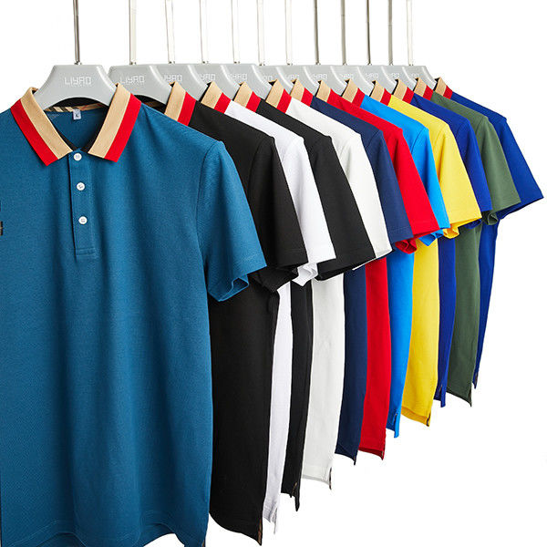 Printemps été automne 230gsm Sublimation T-shirt homme polo 100% coton Polo garçon