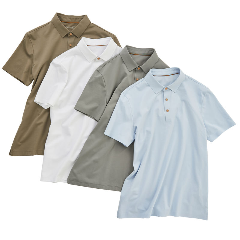 C'est une chemise de polo pour homme 100% coton personnalisé.