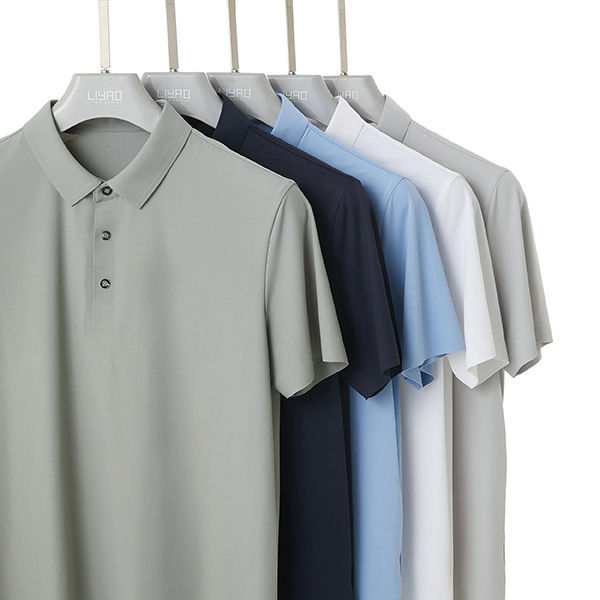 Couleurs personnalisées T-shirt anti-rides d'été pour hommes