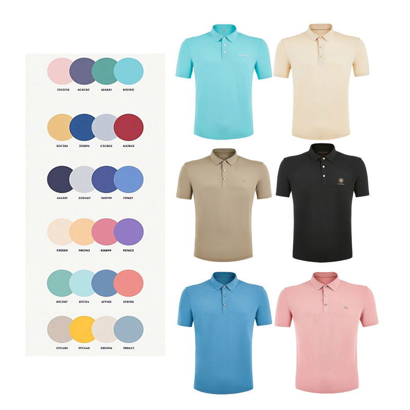 T-shirt pour homme respirant T-shirt formel avec un design sans couture surdimensionné