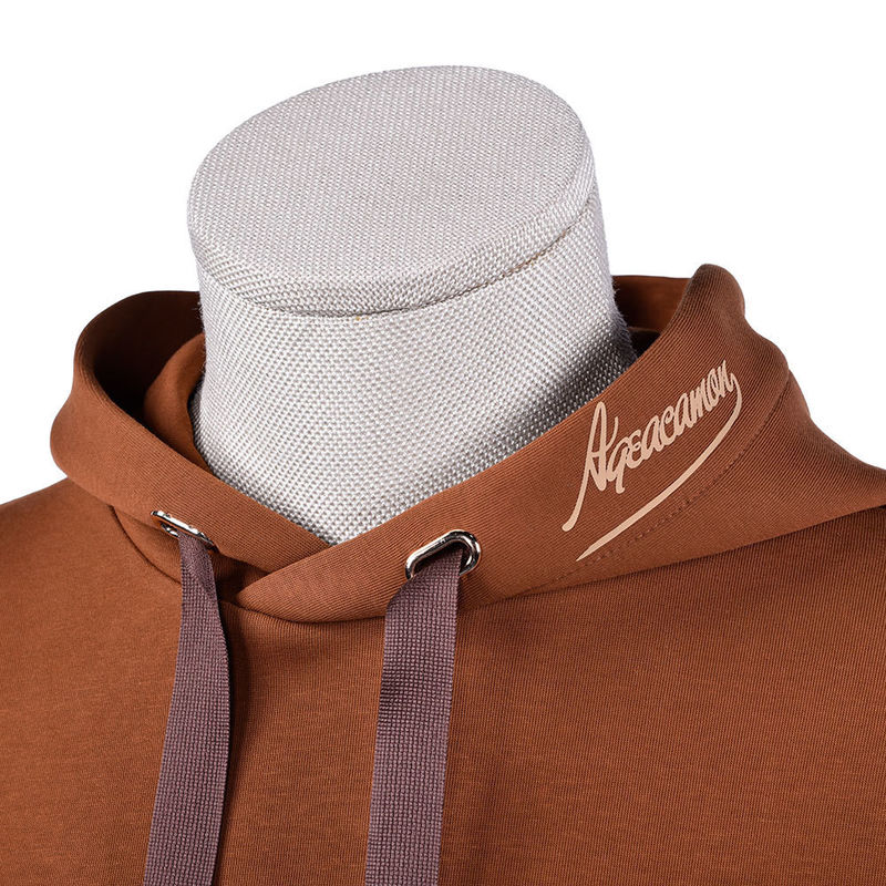 Coupe de cheveux en coton marron Vintage Sweatshirts 400Gsm Pour la vie quotidienne décontractée