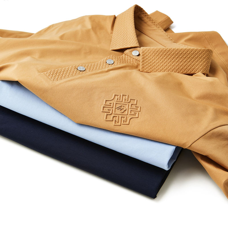 Logo de couleur personnalisé Polo Spandex Nylon Homme T-Shirt sans couture pour les modèles OEM ODM