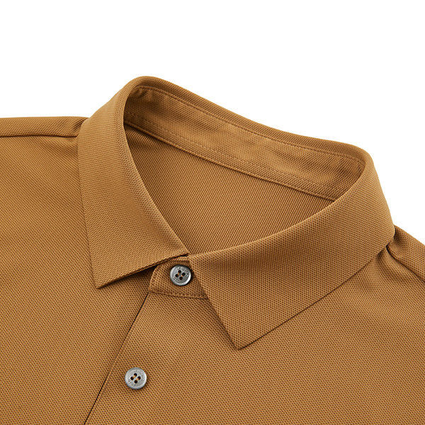 Impression personnalisée de logo 220 Gsm T-shirts polo pour hommes T-shirt à manches courtes sans couture Polo