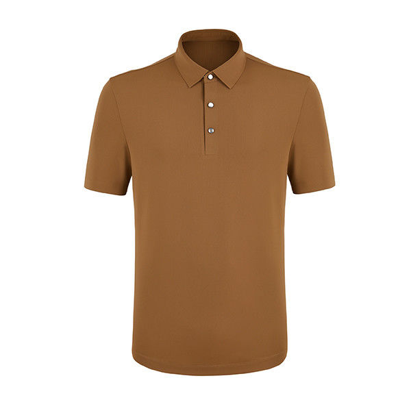 Impression personnalisée de logo 220 Gsm T-shirts polo pour hommes T-shirt à manches courtes sans couture Polo