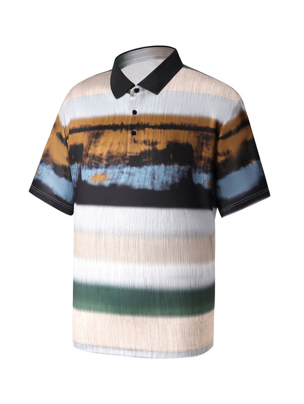 Coton mélange enfants Polo chemises respirantes dans les couleurs variées et les impressions amusantes