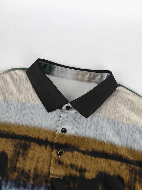 Coton mélange enfants Polo chemises respirantes dans les couleurs variées et les impressions amusantes