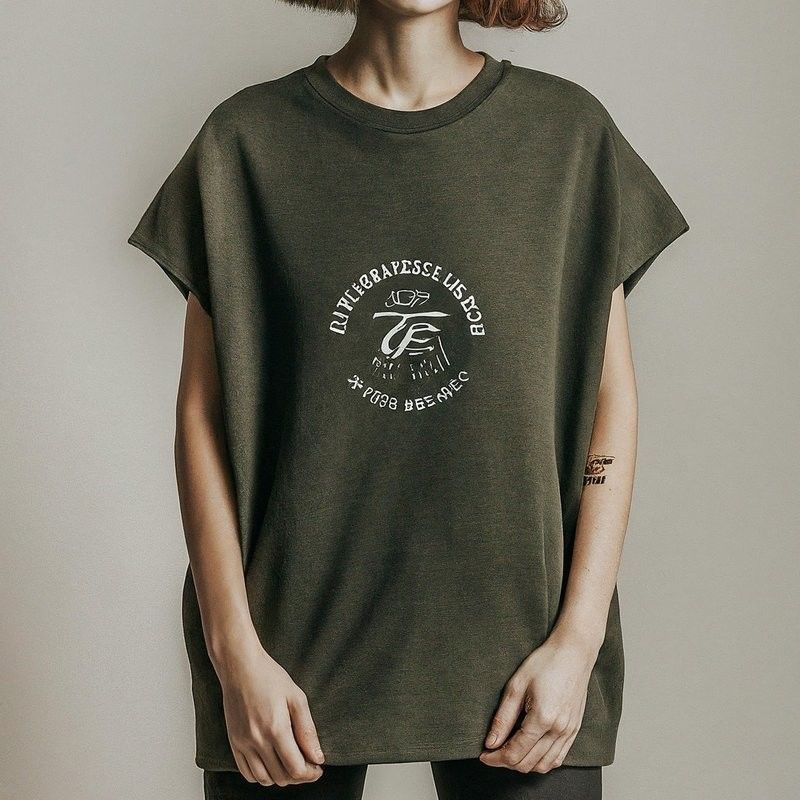 T-shirts sur mesure pour femmes 220 grammes avec un cou rond en tissu tricoté