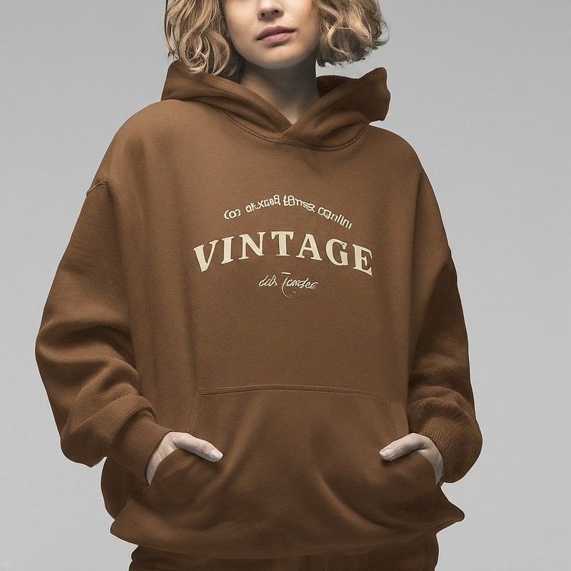 Ensemble de vêtements pour femmes vintage Hoodies hivernaux surdimensionnés ODM OEM