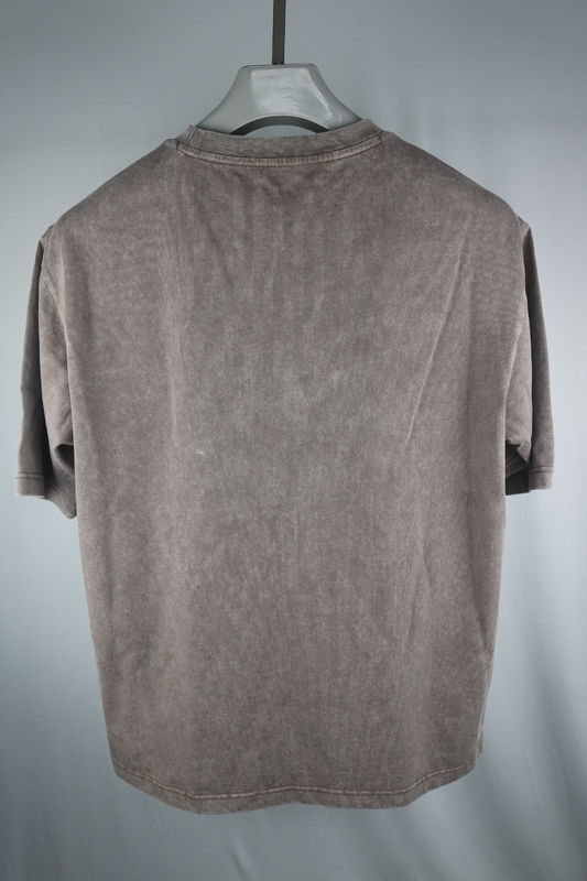 Laver à l'acide 100%T-shirts en coton poids lourd 230 260gm surdimensionné blanc