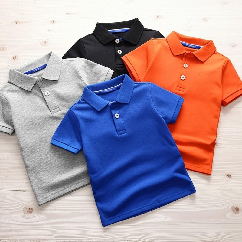 Polo Shirts d'automne pour enfants garçons Genre Garçons Instructions d'entretien Lavage en machine