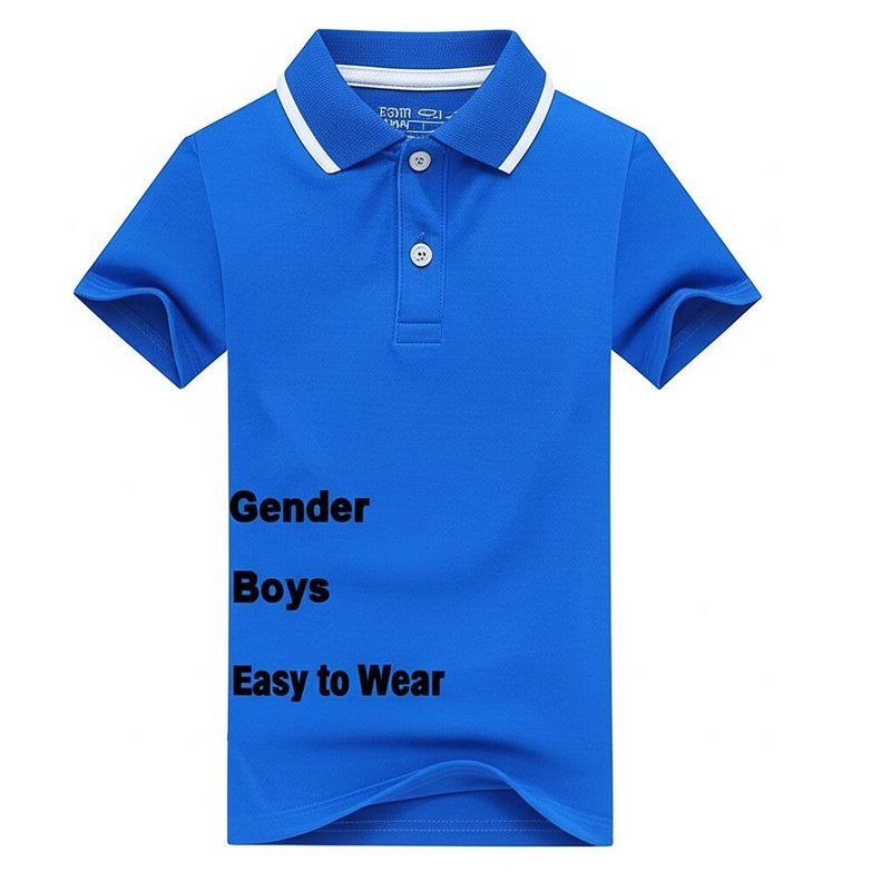 Polo pour enfants abordables pour garçons - Tranche d'âge : Enfants - Genre : Garçons - Facile à porter