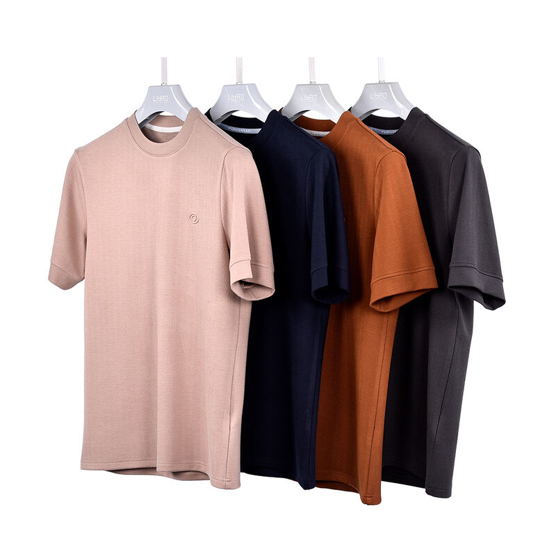 T-shirts simples à séchage rapide de haute qualité collant faux pour hommes blanc