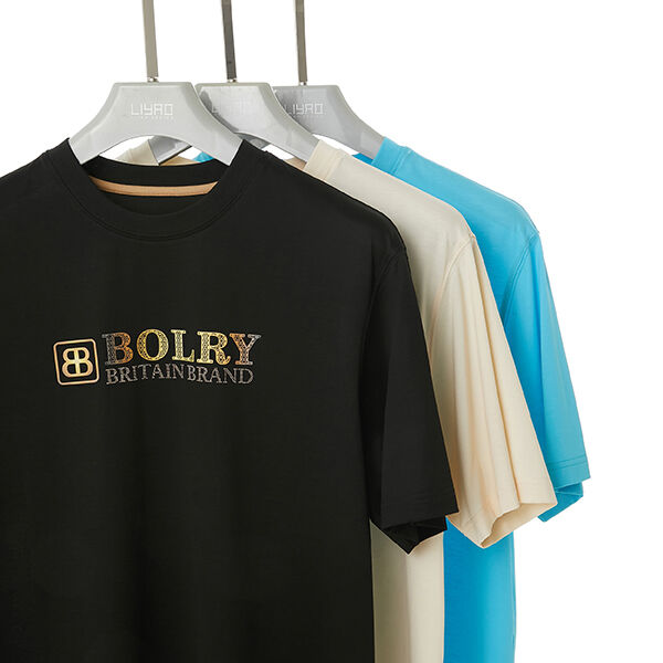 T-shirts haute performance en gros, anti-froissement, épais, personnalisés, 300 g/m²