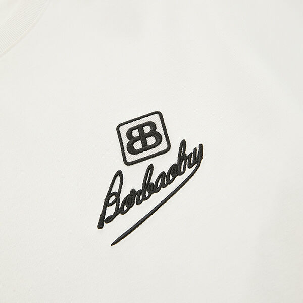 T-shirt essentiel surdimensionné de mode pour homme 100% coton 250 g/m² avec broderie bouffante personnalisée